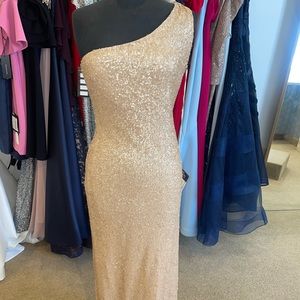 SORELLA VITA LIGHT CHAMPAGNE ROSE GOLD BRIDESMAID/PROM/MOB/SPECIAL OCCASION